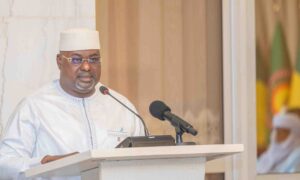 Présentation des vœux de Nouvel An de la presse au Président de la Transition